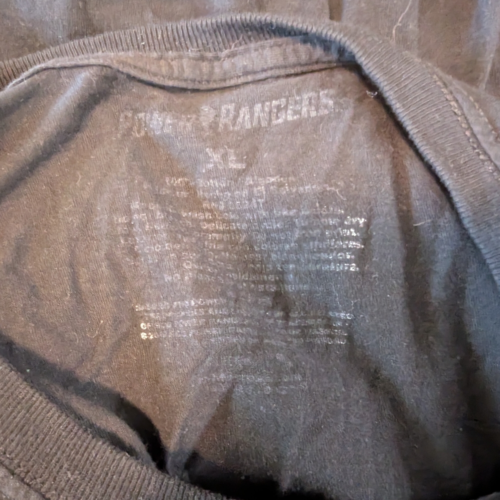 Power Ranger Black Tee with Multicolor Design - Picture 3 of 4